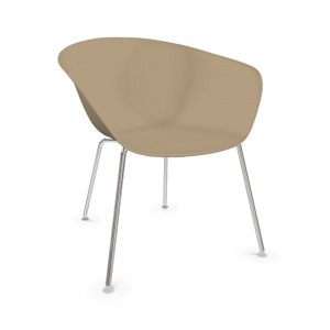 Silla Duna 02 polipropileno patas Arper. Silla moderna para hogar y contract.
