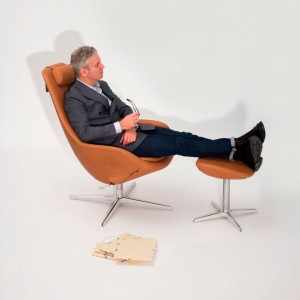 Sillón relax Kokon de Variér. Sillón ergonómico para salón. Sillón de diseño.