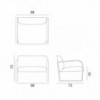 Sillón Arcos Arper. Muebles modernos de diseño. Sillón para hogar o contract.