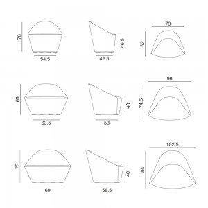 Butaca Colina Arper. Muebles modernos. Butacas para hogar y contract.