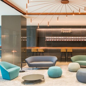 Sofá Loop Arper. Muebles de diseños modernos para hogar o contract.
