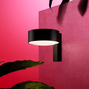 Aplique pared Plaff-on! Outdoor de Marset. Lámparas de exterior. Apliques LED.