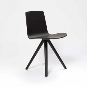 Silla Lottus Spin Enea. Moderno diseño fijo o giratorio en acero.