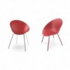 Silla Azhar metal de Casprini. Sillas modernas de diseño. Muebles contract y hogar.