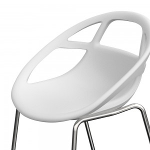 Silla Lola apilable de Casprini. Sillas de polipropileno de diseño italiano.