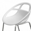 Silla Lola apilable de Casprini. Sillas de polipropileno de diseño italiano.