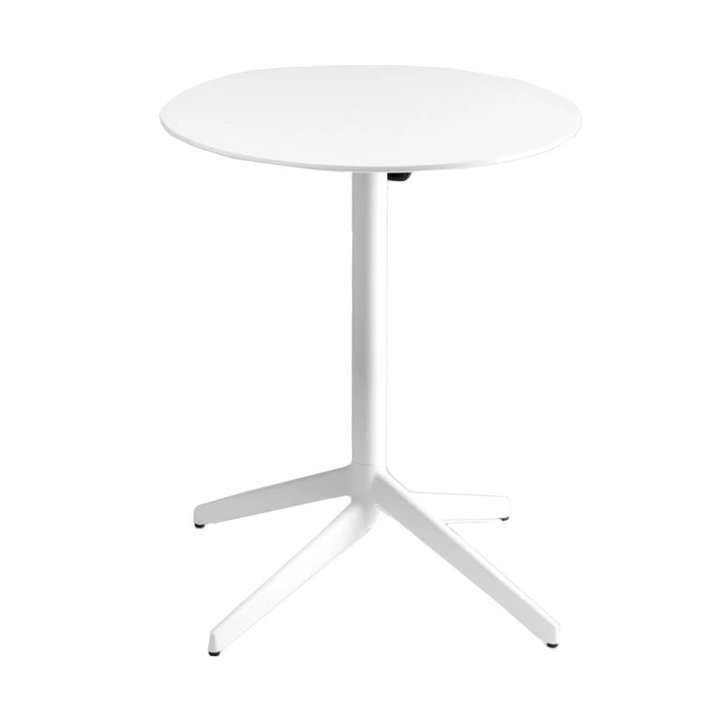 Mesa elegante Pile redonda de Enea. Mesas para contract de diseño.