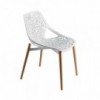 Silla Caprice Wood Caprice de Casprini. Sillas modernas de diseño italiano.