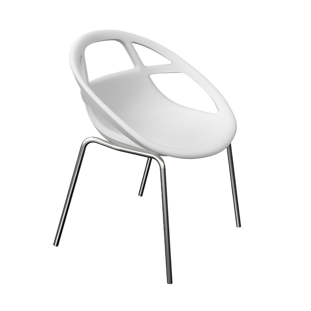 Silla Lola apilable de Casprini. Sillas de polipropileno de diseño italiano.