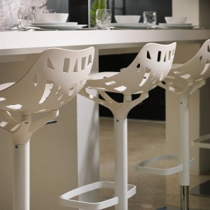 Taburete Pelota de Casprini. Taburetes giratorios modernos de diseño italiano.