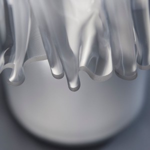 Lámpara Accordéon sobremesa de Slamp. Elegante diseño de Marc Sadler.