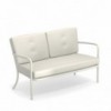 Sofá 2 plazas Athena para espacios exteriores de Emu.