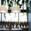 Lámpara suspensión Half Charlotte Slamp. Hermosa diseño de iluminación.