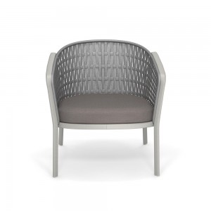 Sillón Carousel Alu-Flat Rope para exteriores por Emu.