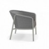 Sillón Carousel Alu-Flat Rope para exteriores por Emu.