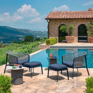 Sillón ancho Carousel para exteriores por Emu. Sillones de diseño.