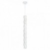 Lámpara suspensión Hugo vertical Slamp. Diseño ideal ideal para oficinas.