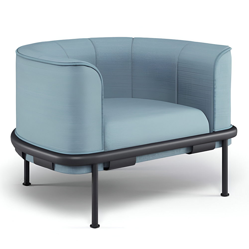 Sillón Dock ideal para espacios exteriores de Emu.