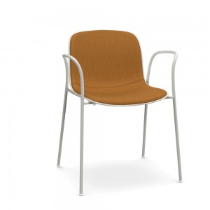 Silla Troy Semi-tapizada Acero Magis. Silla de diseño para salón u oficina.