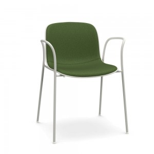 Silla Troy Semi-tapizada Acero Magis. Silla de diseño para salón u oficina.