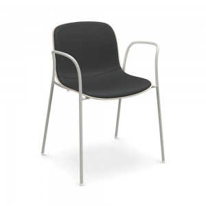 Silla Troy Semi-tapizada Acero Magis. Silla de diseño para salón u oficina.