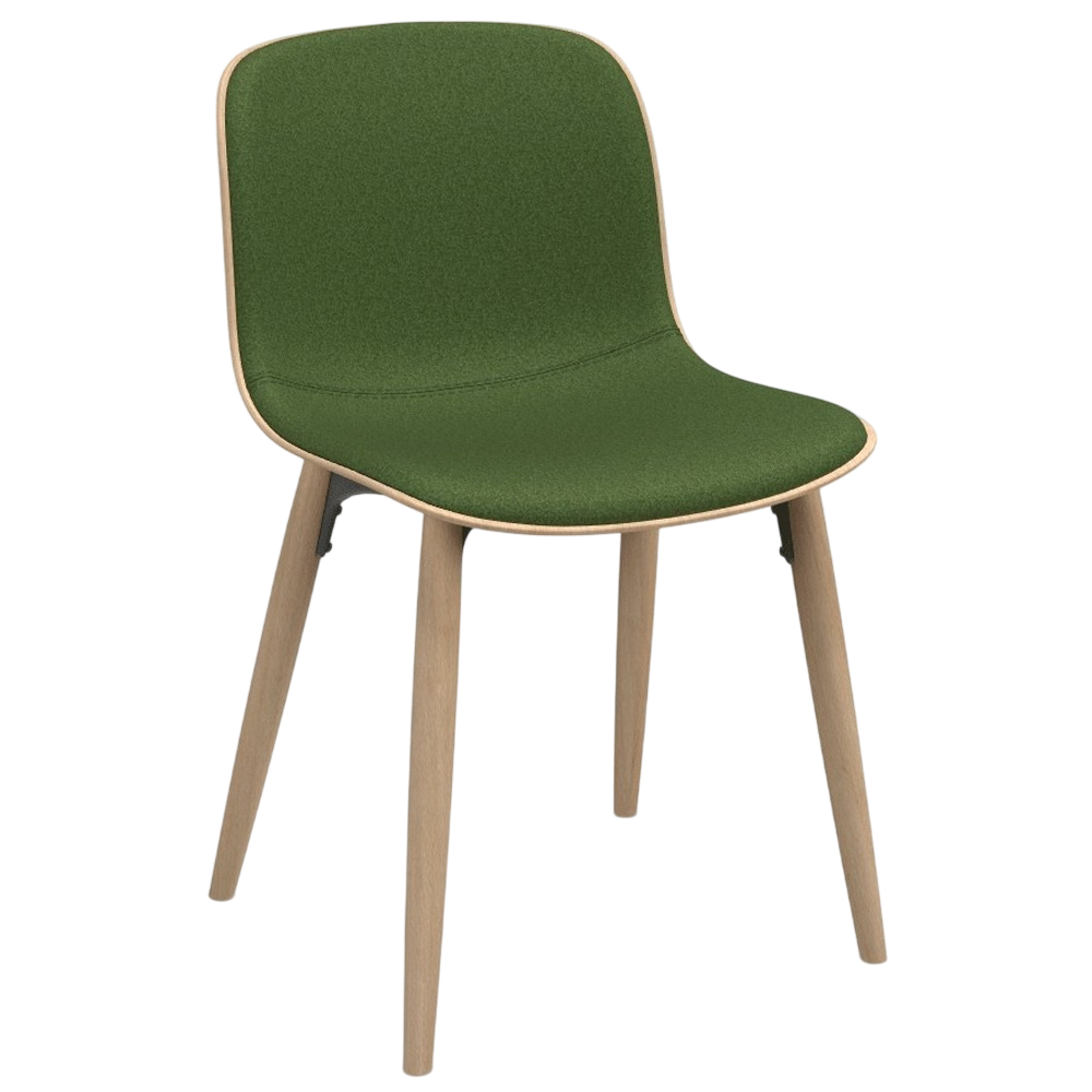 Silla Troy Madera Frente Tapizada de Magis. Sillas para comedor y salón.