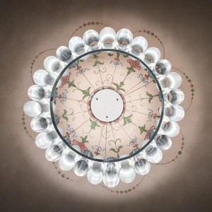 Lámpara colgante La Lollo de Slamp. Diseño italiano de lujo y moderno.