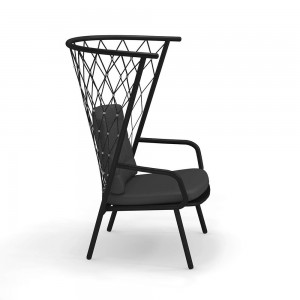Sillón Nef para espacios exteriores de Emu.
