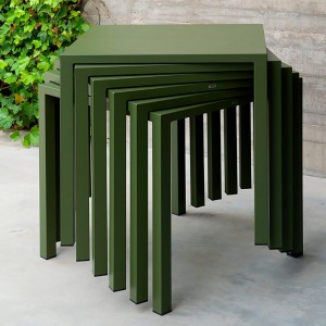 Mesa Cuadrada Nova moderna de Emu. Mesas de diseño.