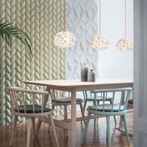 Lámpara colgante Veli Mini Single Slamp. Diseño elegante elaborada a mano.