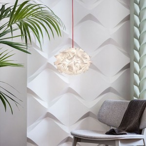 Lámpara colgante Veli Mini Single Slamp. Diseño elegante elaborada a mano.