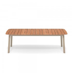 Mesa Rectangular Shine ideal para exteriores de Emu.