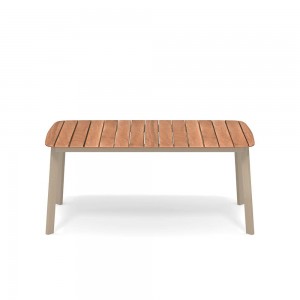 Mesa Rectangular Shine ideal para exteriores de Emu.