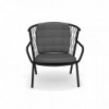 Sillón Nef para espacios exteriores de Emu.