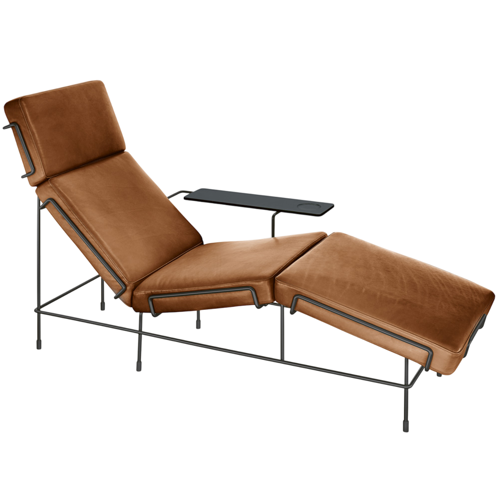 Chaise longue Traffic_2 Magis. Diseño contemporáneo tapizado en tela.