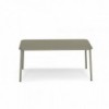 Mesa rectangular de diseño moderno para espacios exteriores de Emu.