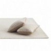 Cojín rectangular Raw White de GAN. Alfombras modernas.