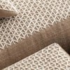Puf Raw Small White de GAN. Alfombras modernas.