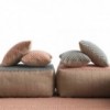 Puf Raw Small Pink de GAN. Alfombras modernas.