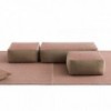 Puf Raw Small Pink de GAN. Alfombras modernas.