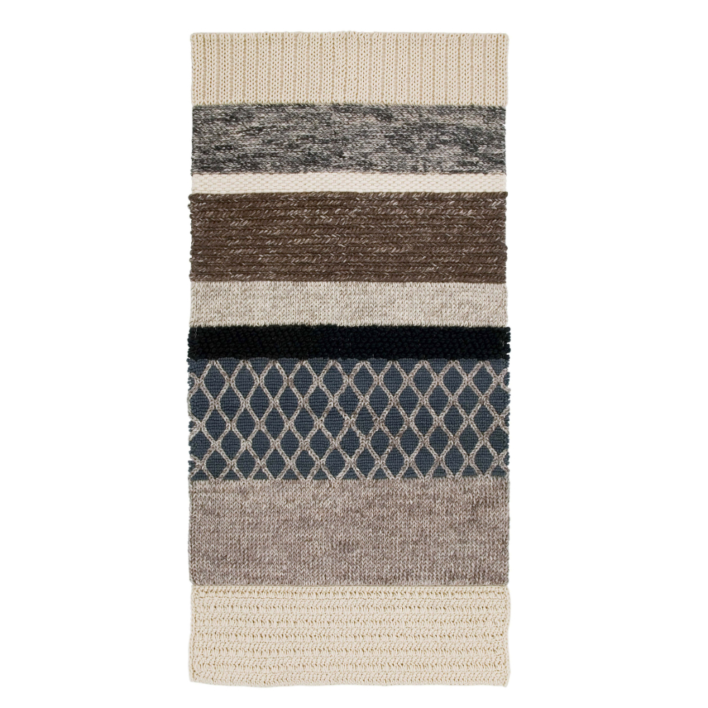 Alfombra salón Mangas Rectangular MR3 Naturales de GAN. Alfombras modernas.