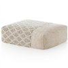 Puf Mangas Rectangular Rhombuss de GAN. Puf spara espacios chill out.