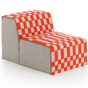 Sillón Bandas B Orange de GAN. Colección modular de diseño moderno para salón.