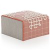 Puf Small A pink de GAN. Puf pequeño de sistema modular para el hogar.