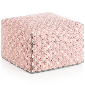Puf Small Silai Rose de GAN.  Alfombras y pufs de diseño moderno.
