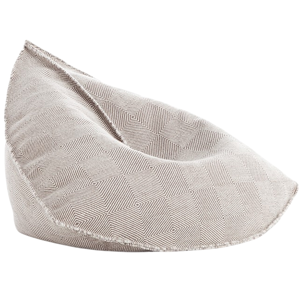 Puf Sail Taupe de GAN. Colección de alfombras y Pufs de diseño moderno.