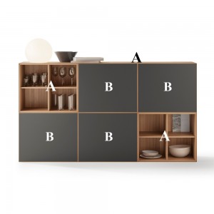 Aparador Lauki 06 de Treku. Mueble moderno de estilo nórdico.