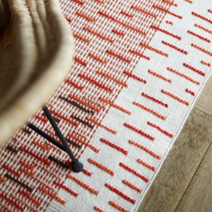 Alfombra diseño Backstitch Busy Brick de GAN. Alfombra de lana de diseño.