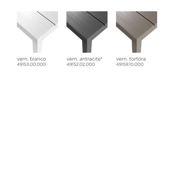 Mesa Rio Fix en Aluminio Nardi. Mesas de diseño moderno para exterior.