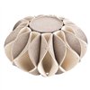 Puff High Ruff Beige de GAN.  Alfombras y puffs de fieltro de diseño moderno.